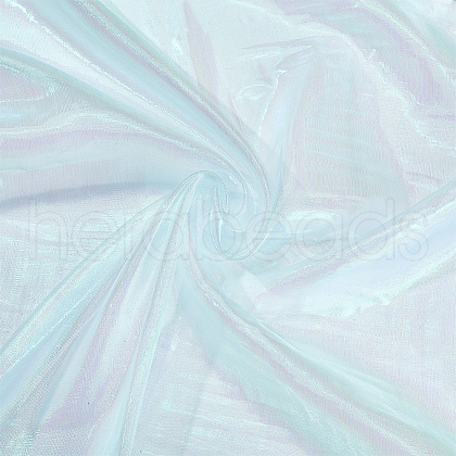 Laser Polyester Gauze Fabric DIY-WH0430-478B-1