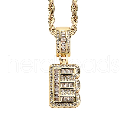Brass Micro Pave Cubic Zirconia Pendants PW-WG3207D-09-1