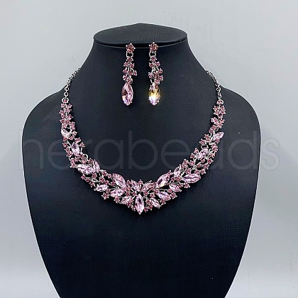 Alloy Rhinestone Jewelry Sets FS-WG8C091-02-1