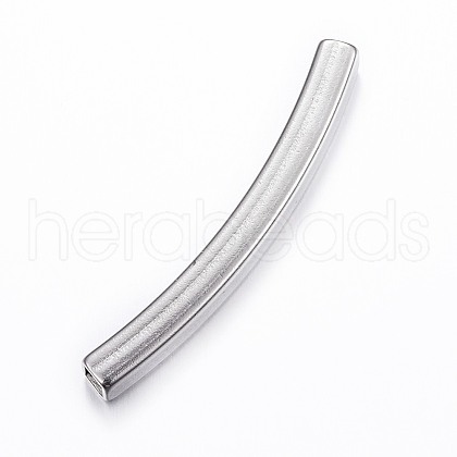 Tarnish Resistant 304 Stainless Steel Tube Beads STAS-G137-23P-1