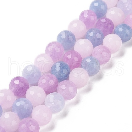 Natural Aquamarine & Rose Quartz & Amethyst Beads Strands G-H280-02B-1