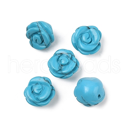 Synthetic Turquoise Beads G-O156-C-26-1