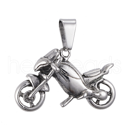 304 Stainless Steel Pendants STAS-H365-19-1