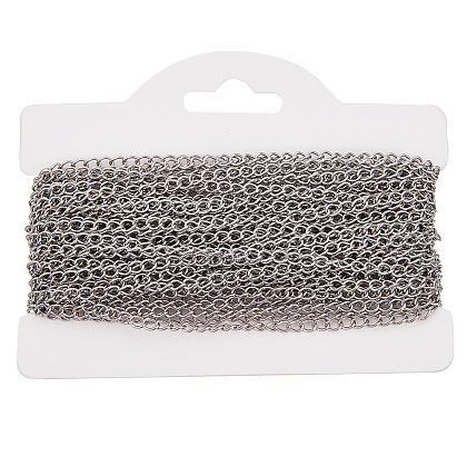 Beebeecraft 304 Stainless Steel Twisted Chains CHS-BBC0001-09-1