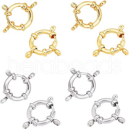 Unicraftale 304 Stainless Steel Spring Ring Clasps STAS-UN0010-66-1