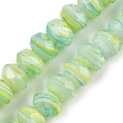 Handmade Lampwork Beads Strands LAMP-T007-13I-1