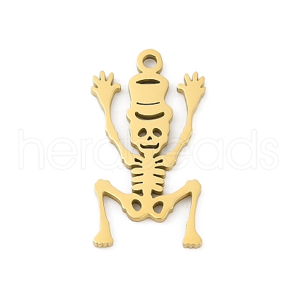 304 Stainless Steel Pendants STAS-U041-02D-G-1