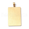 201 Stainless Steel Pendant STAS-B033-01G-01-2