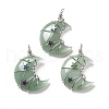 Natural Green Aventurine Pendants G-B023-01P-04-1