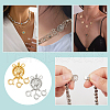 2Sets 2 Colors Brass Box Clasps KK-NB0003-74-6