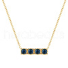 Colorful Gemstones Necklaces EB3362-1-1