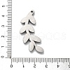 Tarnish Resistant 304 Stainless Steel Pendants STAS-G172-87P-1-2