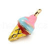 Alloy Enamel Pendants ENAM-A145-03G-01-2