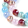Electroplate Glass Bead Strands X-GLAA-Z006-01G-4