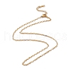 201 Stainless Steel Paperclip Chain Necklace for Men Women NJEW-P268-A35-2X5-1