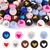45pcs 9 colors Food Grade Eco-Friendly Silicone Beads SIL-TA0001-22-1