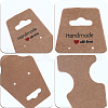SOFPLATE 200Pcs Cardboard Fold Over Paper Display Hanging Cards CDIS-SP0001-01-6