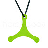 Dart Shape Food Grade Eco-Friendly Silicone Pendants PW-WGD6024-05-1