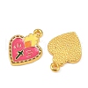 Alloy Enamel Pendants FIND-C068-04G-2