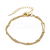 304 Stainless Steel Multi-strand Bracelets BJEW-Q051-02G-A-4