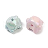 Luminous & UV Plating Opauqe Acrylic Beads OACR-B031-26-4