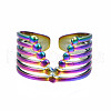V Shape Cuff Rings RJEW-N038-035-1