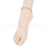 Ion Plating(IP) 304 Stainless Steel Multi-strand Anklets X-AJEW-AN00332-01-5