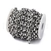 304 Stainless Steel Textured Rolo Chains STAS-P386-09P-3