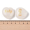 Natural Quartz Crystal Heart Engraving MBTI Figurines Statues for Home Office Desk Decorations X1-G-K353-05K-3
