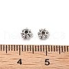 Tibetan Style Alloy Daisy Spacer Beads FIND-XCP0003-41-2