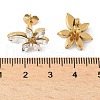 304 Stainless Steel Micro Pave Glass Cubic Zirconia Stud Earring for Women EJEW-K302-06G-3