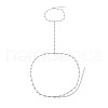 Alloy & Plastic Imitation Round Pearl Body Chains WG6B188-02-4