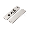 Anti-Tarnish 201 Stainless Steel Pendants STAS-R002-15P-2