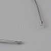 Alloy Double Hair Band Findings AJEW-WH0304-25A-P-2