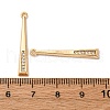 Brass Micro Pave Cubic Zirconia Pendants KK-Z112-14G-3