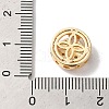Brass Micro Pave Clear Cubic Zirconia Beads KK-G503-09G-3