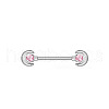 316L Surgical Stainless Steel Nipple Rings WGE2DC8-05-1