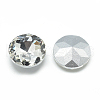 Pointed Back Glass Rhinestone Cabochons RGLA-T029-10mm-01-2