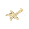 Brass Micro Pave Cubic Zirconia Pendants KK-D317-070G-2