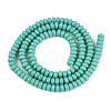 Opaque Spray Painted Glass Beads GLAA-ZX008-4mm-18Q-2