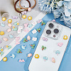 Olycraft 80Pcs 8 Styles Summer Theme Opaque Resin Decoden Cabochons CRES-OC0001-13-5