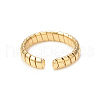 Ion Plating(IP) 304 Stainless Steel Spiral Open Cuff Ring for Women RJEW-I096-15G-3
