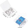 Unicraftale 304 Stainless Steel Smooth Surface Spring Ring Clasps STAS-UN0001-02P-8