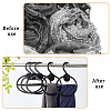 Plastic Hanging Display Stand for Silk Scarf ODIS-WH0099-29A-4