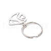 Ocean Theme 304 Stainless Steel Keychains KEYC-JKC01213-02-4