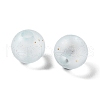 Frosted Transparent Acrylic Beads OACR-F013-12G-2