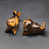 Natural Tiger Eye Carved Seal Figurines PW-WGC1415-07-1