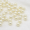 ABS Plastic Imitation Pearl Round Beads MACR-F065-22-1