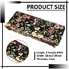 Polyester Embroidery Floral Mesh Fabric OCOR-WH0085-30-2