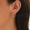 Minimalist S925 Sterling Silver Clear Cubic Zirconia Stud Earrings BN8551-5
